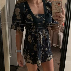 Navy Floral DKNY Jeans Dress